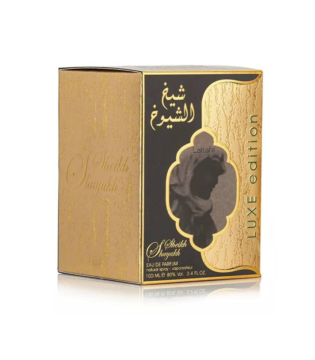Eau de Parfum Unisexe Sheikh Al Shuyukh Édition Luxe Arabe Parfum Lattafa 100Ml