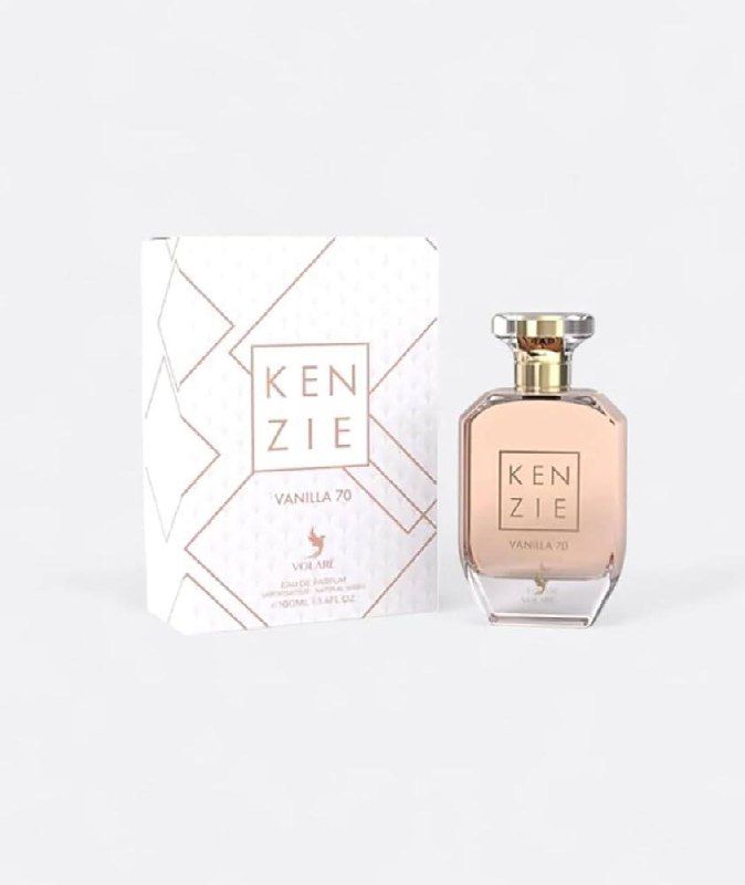 Volare KENZIE Vanilla 70 Eau de Parfum pour Femme, Fragrance Gourmande à la Vanille, Vaporisateur Natural Spray, 100 ml