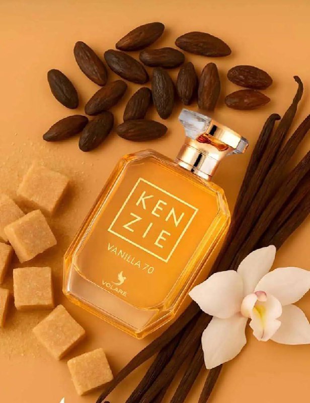 Volare KENZIE Vanilla 70 Eau de Parfum pour Femme, Fragrance Gourmande à la Vanille, Vaporisateur Natural Spray, 100 ml